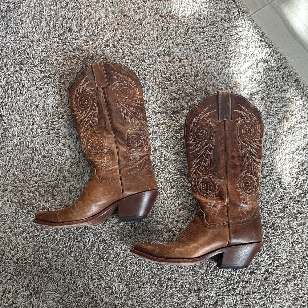 Brown Western Cowboy Boots